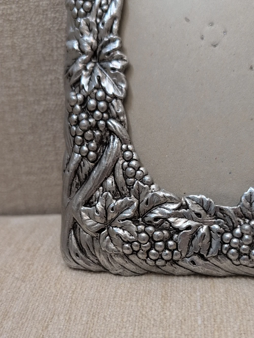Arthur Court Ornate Silver Pewter Grape Vine Picture Frame Vintage 1990